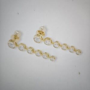 Melinda Maria Queen Bee Drop Earrings Gold